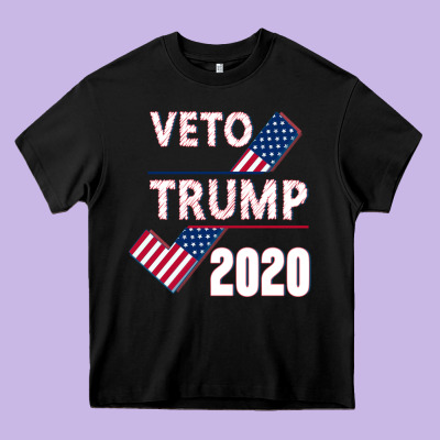Veto Trump 2020 Heavy Core Tee Designed By Bettercallsaul