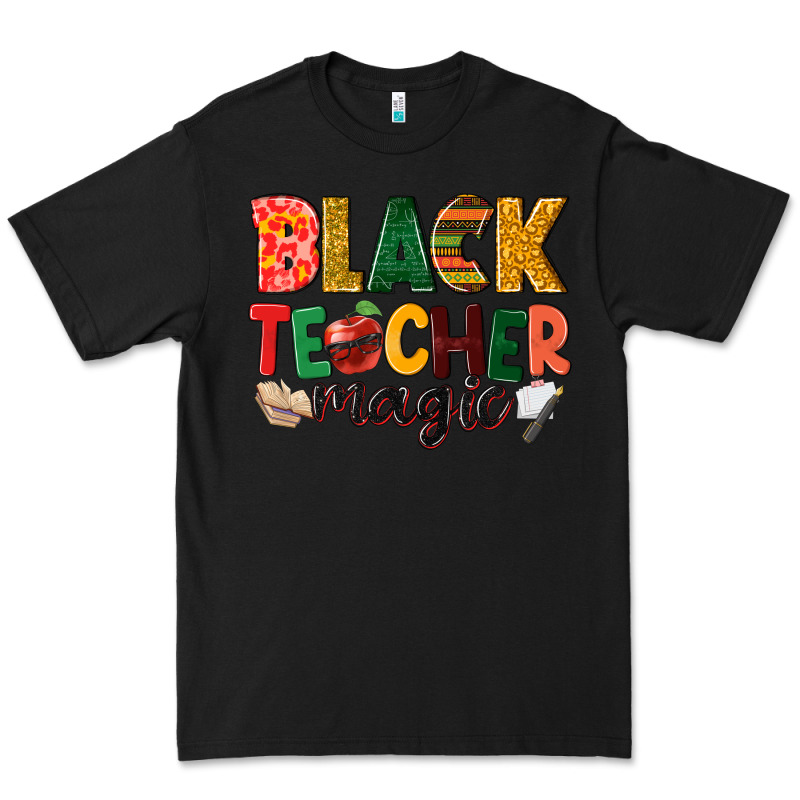 Black Teacher Magic Premium Tee by NancyCooperArtShop | Teevron