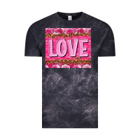 Cloud Black Love Valentine's day tumbler Vintage Tee - HowdyJamesFarm