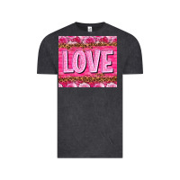 Vintage Black Love Valentine's day tumbler Vintage Tee - HowdyJamesFarm