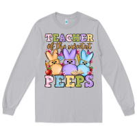 Moon Dust Easter Day Teacher of the sweetest peeps Long Sleeve Tee - OliviaCreatesArt
