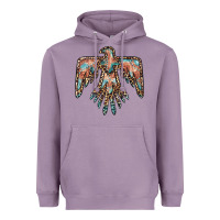 Lavender thunderbird leopard leather Heavyweight Hoodie - BarkalooDesign