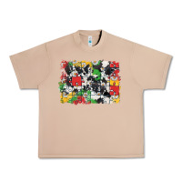 Burro Autism background Urban Heavy Tee - CowGirlArtShop
