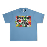 Pebble Blue Autism background Urban Heavy Tee - CowGirlArtShop