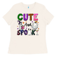 Bone Cute and spooky Ladies Tee - NancyCooperArtShop