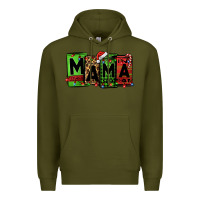 Army Green Christmas mama Premium Hoodie - Jasminsmagicworld