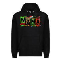 Black Christmas mama Premium Hoodie - Jasminsmagicworld