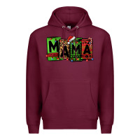 Burgundy Christmas mama Premium Hoodie - Jasminsmagicworld