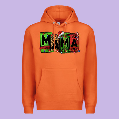 Christmas Mama Premium Hoodie Designed By Jasminsmagicworld
