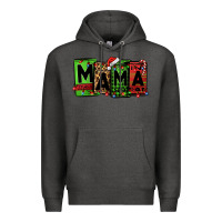 Charcoal Heather Christmas mama Premium Hoodie - Jasminsmagicworld