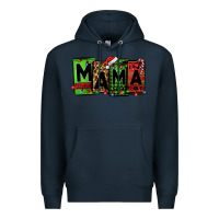 Navy Christmas mama Premium Hoodie - Jasminsmagicworld