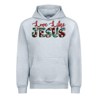 Heather Grey love like jesus Urban Hoodie - AdoDesignShop