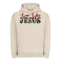 Pigment French Oak love like jesus Urban Hoodie - AdoDesignShop