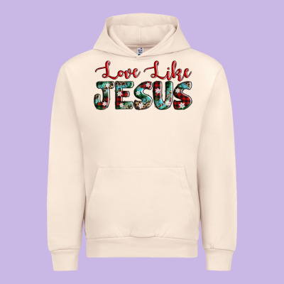 Love Like Jesus Urban Hoodie Designed By Adodesignshop