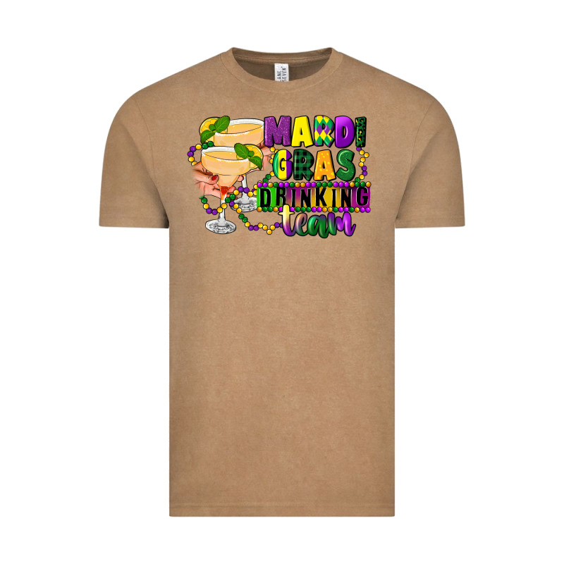 Mardi Gras Drinking Team Margaritas Vintage Tee by CowGirlArtShop | Teevron