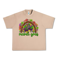 Burro Mardi Gras rainbow and masks Urban Heavy Tee - HowdyJamesFarm