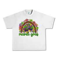 Lunar Rock Mardi Gras rainbow and masks Urban Heavy Tee - HowdyJamesFarm