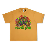 Peanut Butter Mardi Gras rainbow and masks Urban Heavy Tee - HowdyJamesFarm