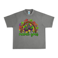 Tornado Mardi Gras rainbow and masks Urban Heavy Tee - HowdyJamesFarm