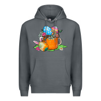 Rock Easter Coffee Premium Hoodie - CowhideDigitalArt