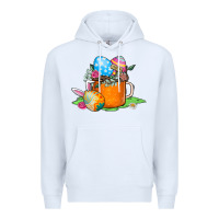 White Easter Coffee Premium Hoodie - CowhideDigitalArt