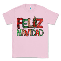 Bubblegum Pink Feliz Navidad our lady of Guadalupe Christmas Classic Tee - Jasminsmagicworld