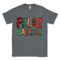 Charcoal Heather Feliz Navidad our lady of Guadalupe Christmas Classic Tee - Jasminsmagicworld