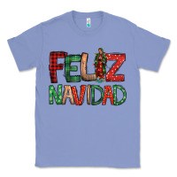 Colony Blue Feliz Navidad our lady of Guadalupe Christmas Classic Tee - Jasminsmagicworld