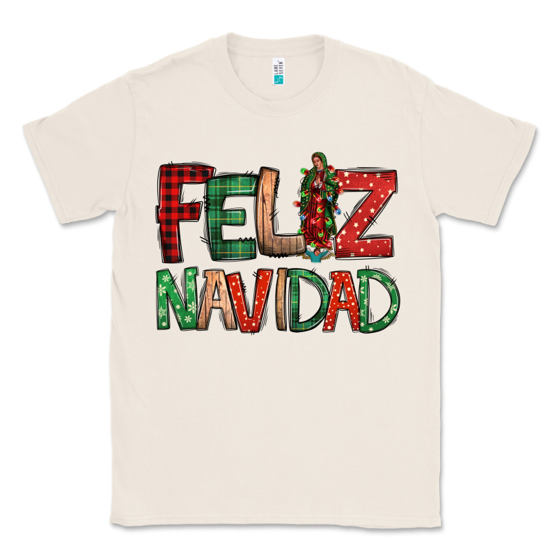 Feliz Navidad Our Lady Of Guadalupe Christmas Classic Tee by Jasminsmagicworld | Teevron