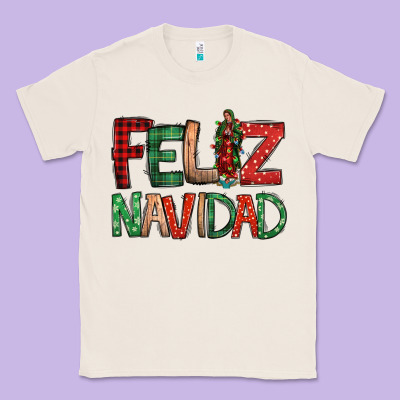 Feliz Navidad Our Lady Of Guadalupe Christmas Classic Tee Designed By Jasminsmagicworld