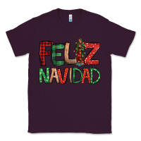 Plum Feliz Navidad our lady of Guadalupe Christmas Classic Tee - Jasminsmagicworld