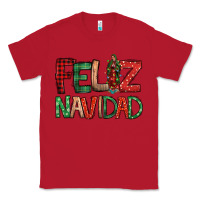 Red Feliz Navidad our lady of Guadalupe Christmas Classic Tee - Jasminsmagicworld