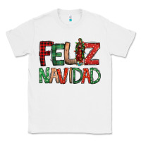 White Feliz Navidad our lady of Guadalupe Christmas Classic Tee - Jasminsmagicworld