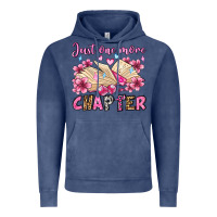 Vintage Denim just one more chapter valentine's day olivia Vintage Hoodie - OliviaCreatesArt