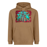 Toasted Coconut registered medical symbol nurse background Heavyweight Hoodie - BarkalooDesign