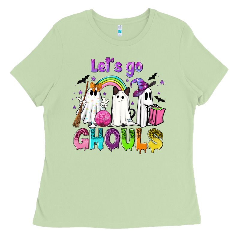 Let's Go Ghouls Ladies Tee by NancyCooperArtShop | Teevron