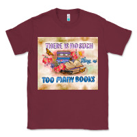 Burgundy read book Classic Tee - TumblerDesignByShophia