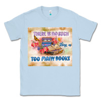 Dusty Blue read book Classic Tee - TumblerDesignByShophia