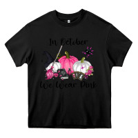 Black in october we wear pink Heavy Core Tee - RanaPortraitStore