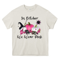 Cream in october we wear pink Heavy Core Tee - RanaPortraitStore