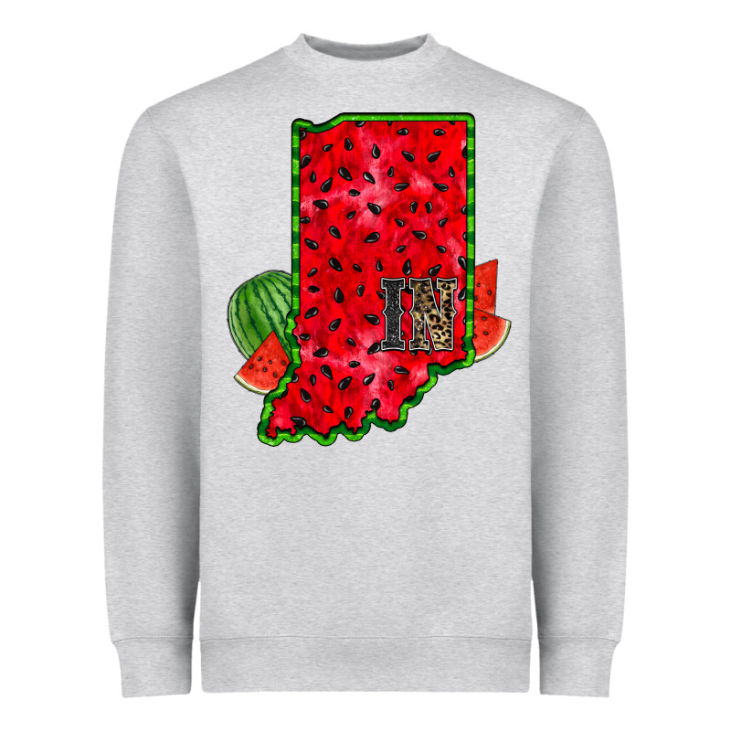 Indiana Watermelon Heavyweight Sweatshirt by RacoonDesign | Teevron