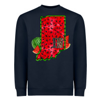 Navy indiana watermelon Heavyweight Sweatshirt - RacoonDesign