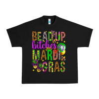 Black Bead up bitches it's Mardi Gras Urban Heavy Tee - HowdyJamesFarm