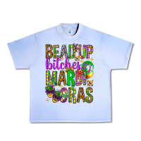 Grape Ice Bead up bitches it's Mardi Gras Urban Heavy Tee - HowdyJamesFarm