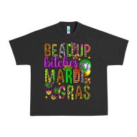 Pigment Black Bead up bitches it's Mardi Gras Urban Heavy Tee - HowdyJamesFarm