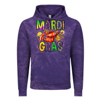Cloud Purple mardi gras crawfish olivia Vintage Hoodie - OliviaCreatesArt