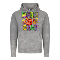 Cloud Rock mardi gras crawfish olivia Vintage Hoodie - OliviaCreatesArt