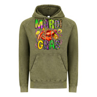 Vintage Olive mardi gras crawfish olivia Vintage Hoodie - OliviaCreatesArt