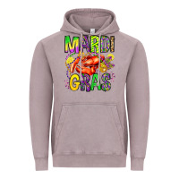 Vintage Zinc mardi gras crawfish olivia Vintage Hoodie - OliviaCreatesArt