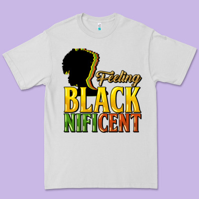 Feeling Blacknificent Premium Tee Designed By Nancycooperartshop